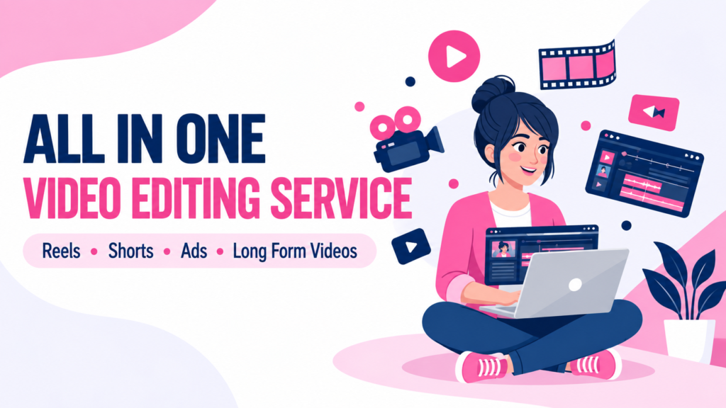 Professional video editing services by Grow With Garima
