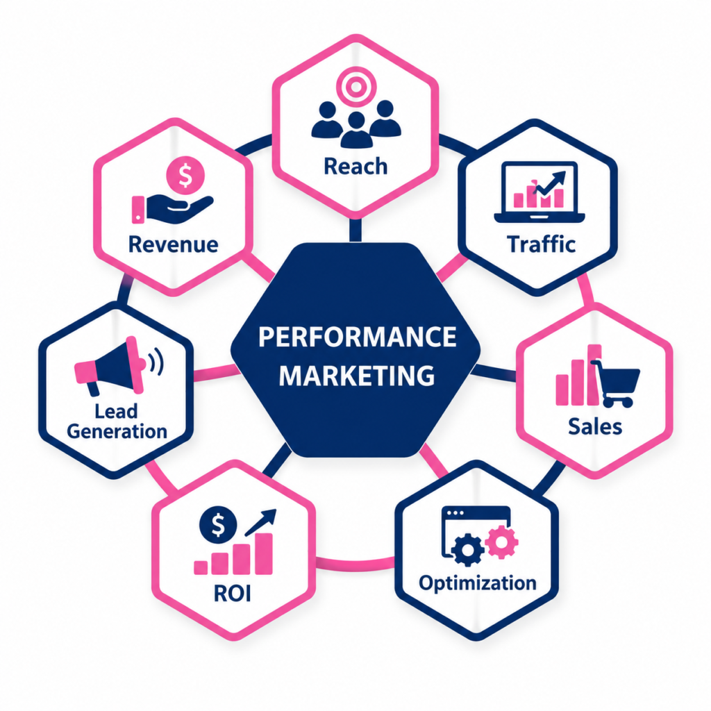 Performance marketing services by Grow With Garima